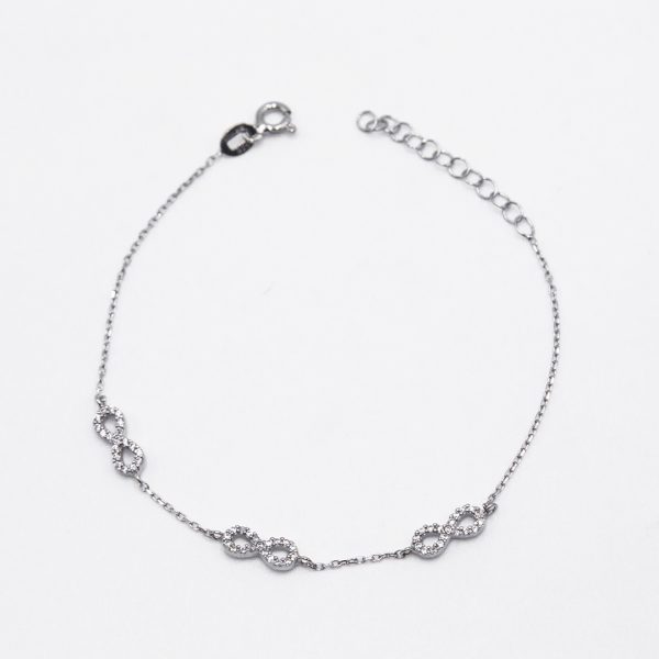 PULSERA TRES INFINITOS BRILLANTES