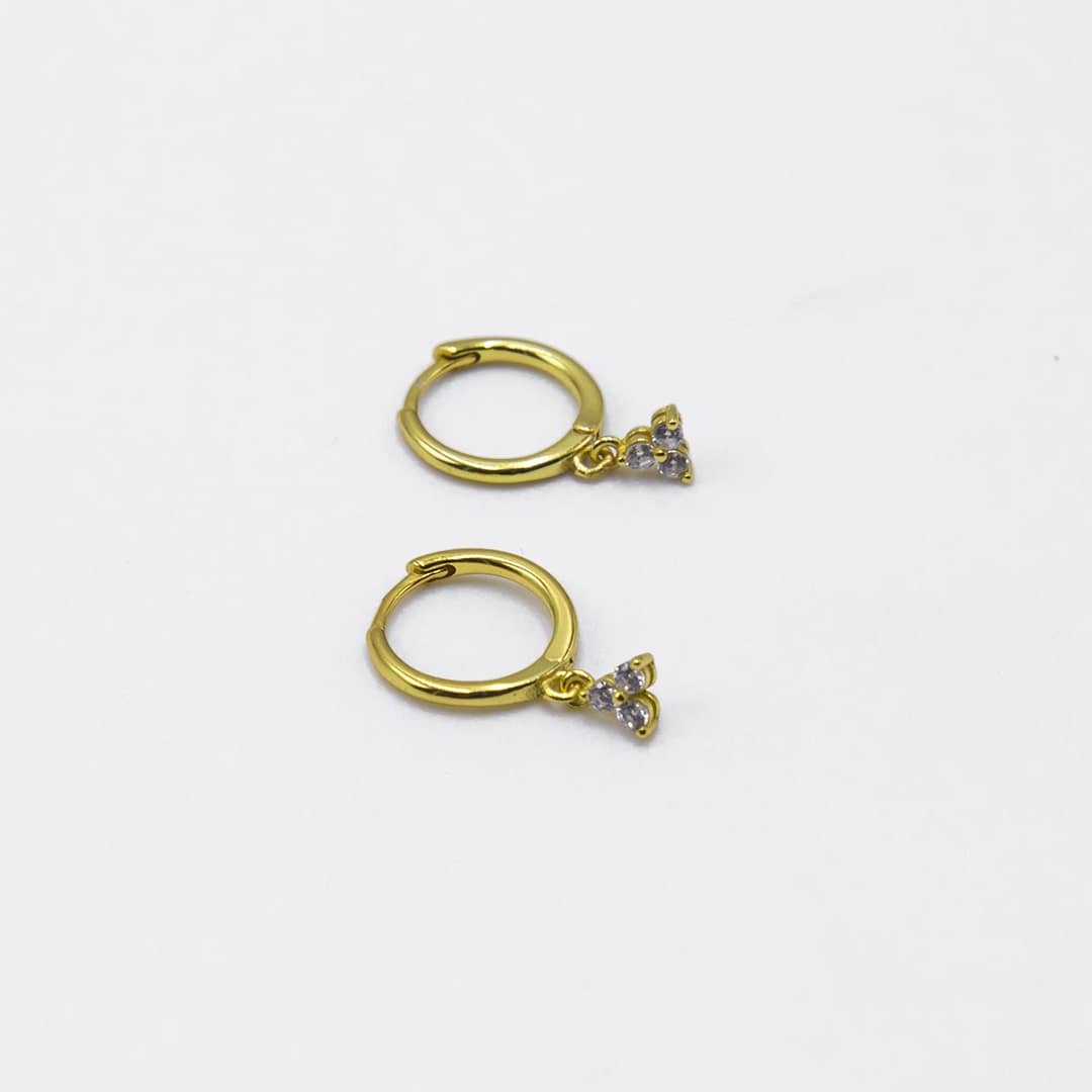 PENDIENTES FLOR CIRCONITA